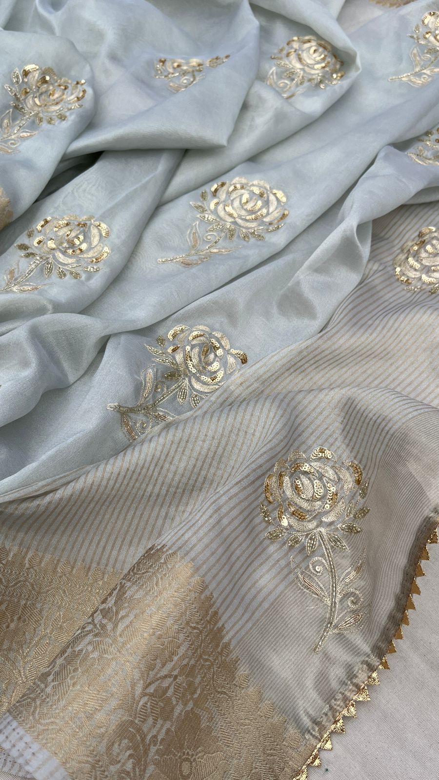 organza banarasi weaving - Anvitha Collections