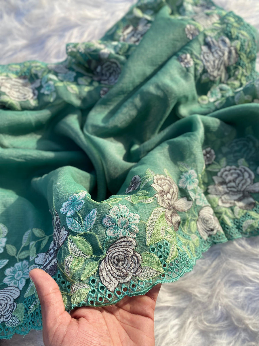 pure chiffon sarees - Anvitha Collections