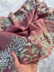 pure chiffon sarees - Anvitha Collections