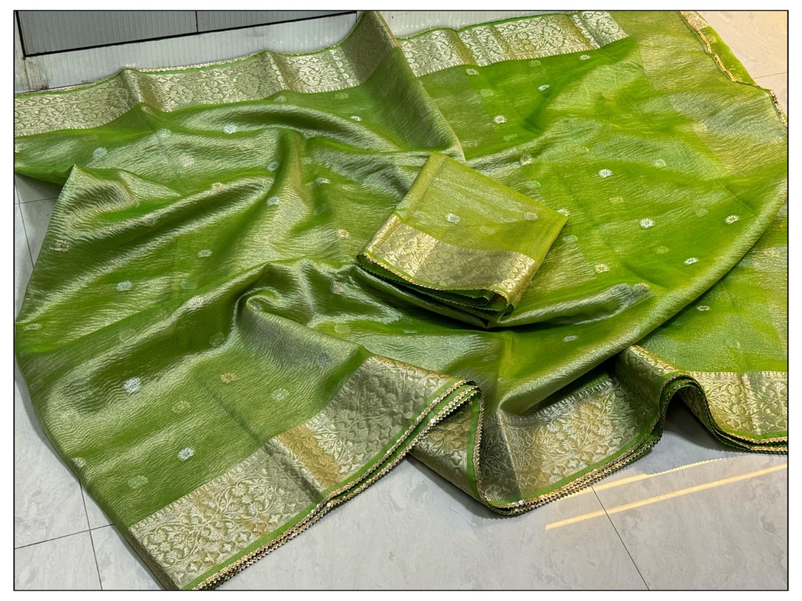 varnasi soft tissue fabric - Anvitha Collections
