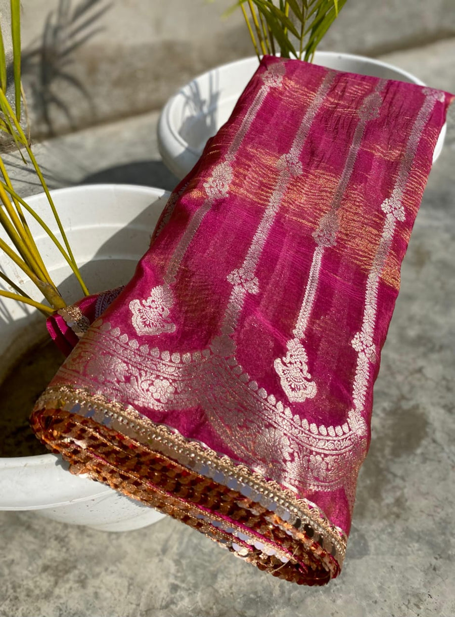 Banarasi trending zari tissue - Anvitha Collections