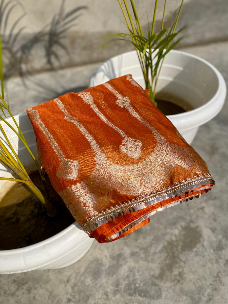 Banarasi trending zari tissue - Anvitha Collections