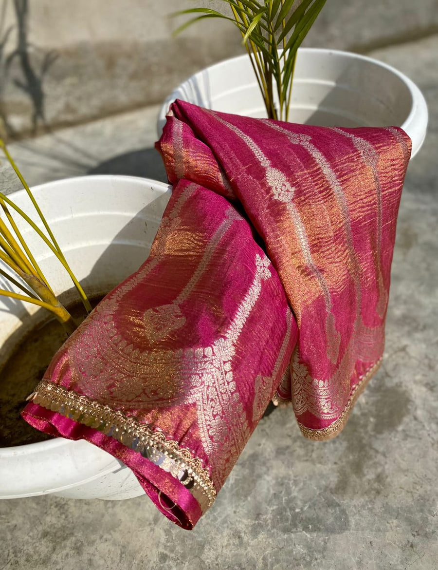 Banarasi trending zari tissue - Anvitha Collections