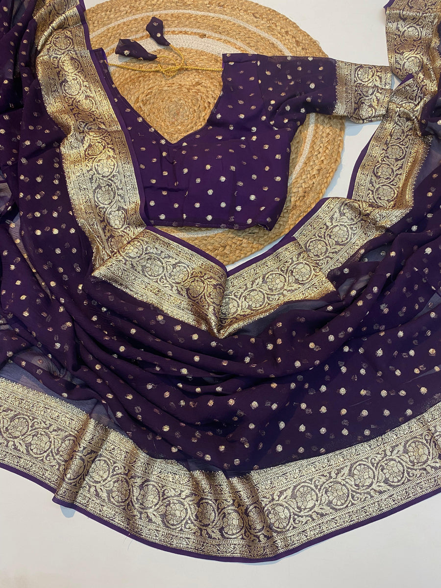 pure Viscose Georgette - Anvitha Collections