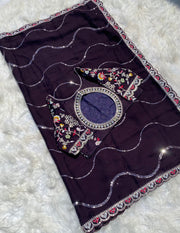 georgette saree - Anvitha Collections