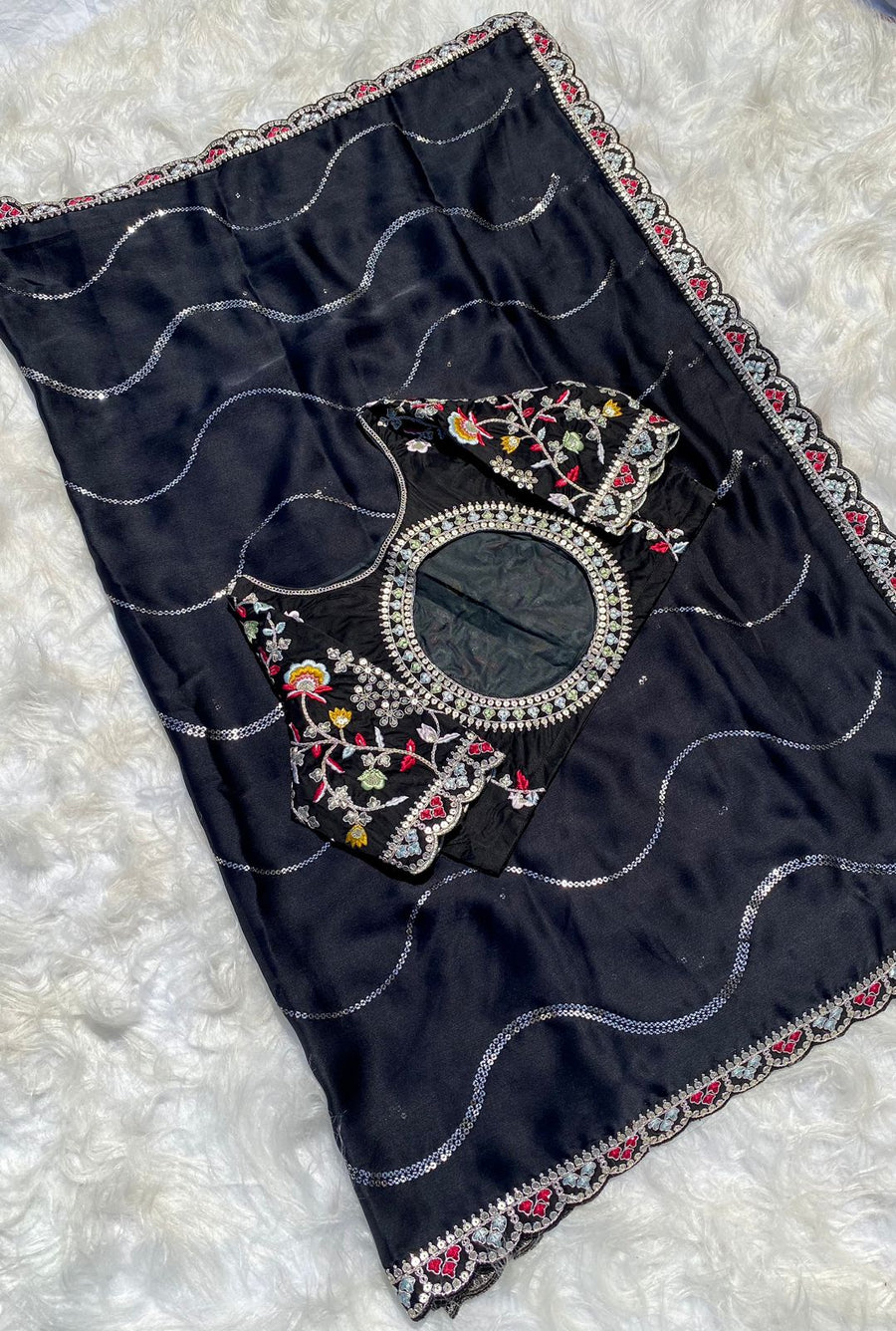 georgette saree - Anvitha Collections