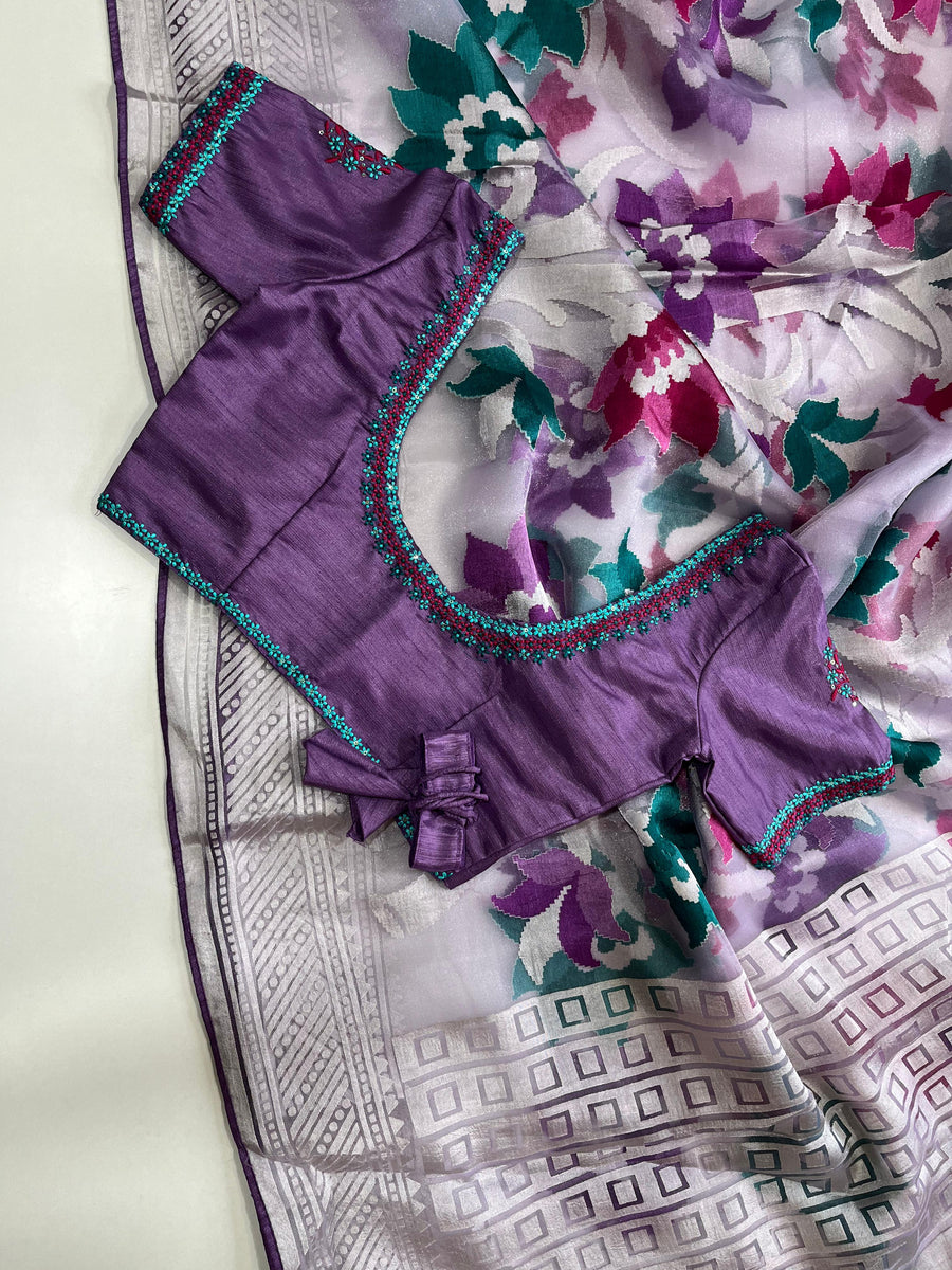 Pure Organza saree - Anvitha Collections