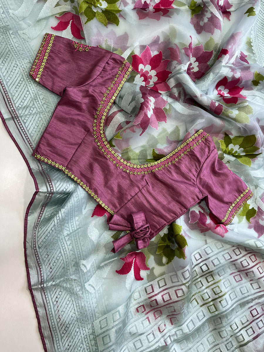 Pure Organza saree - Anvitha Collections