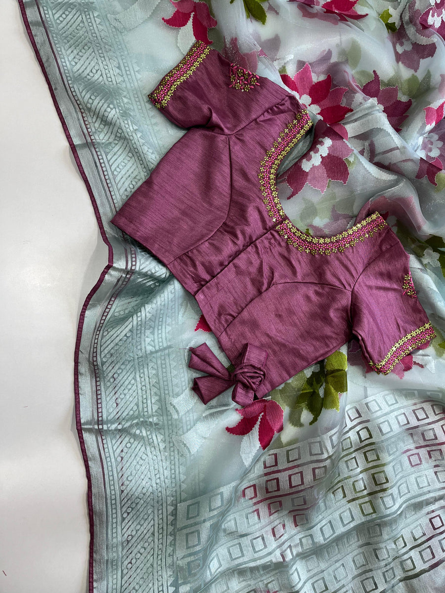 Pure Organza saree - Anvitha Collections