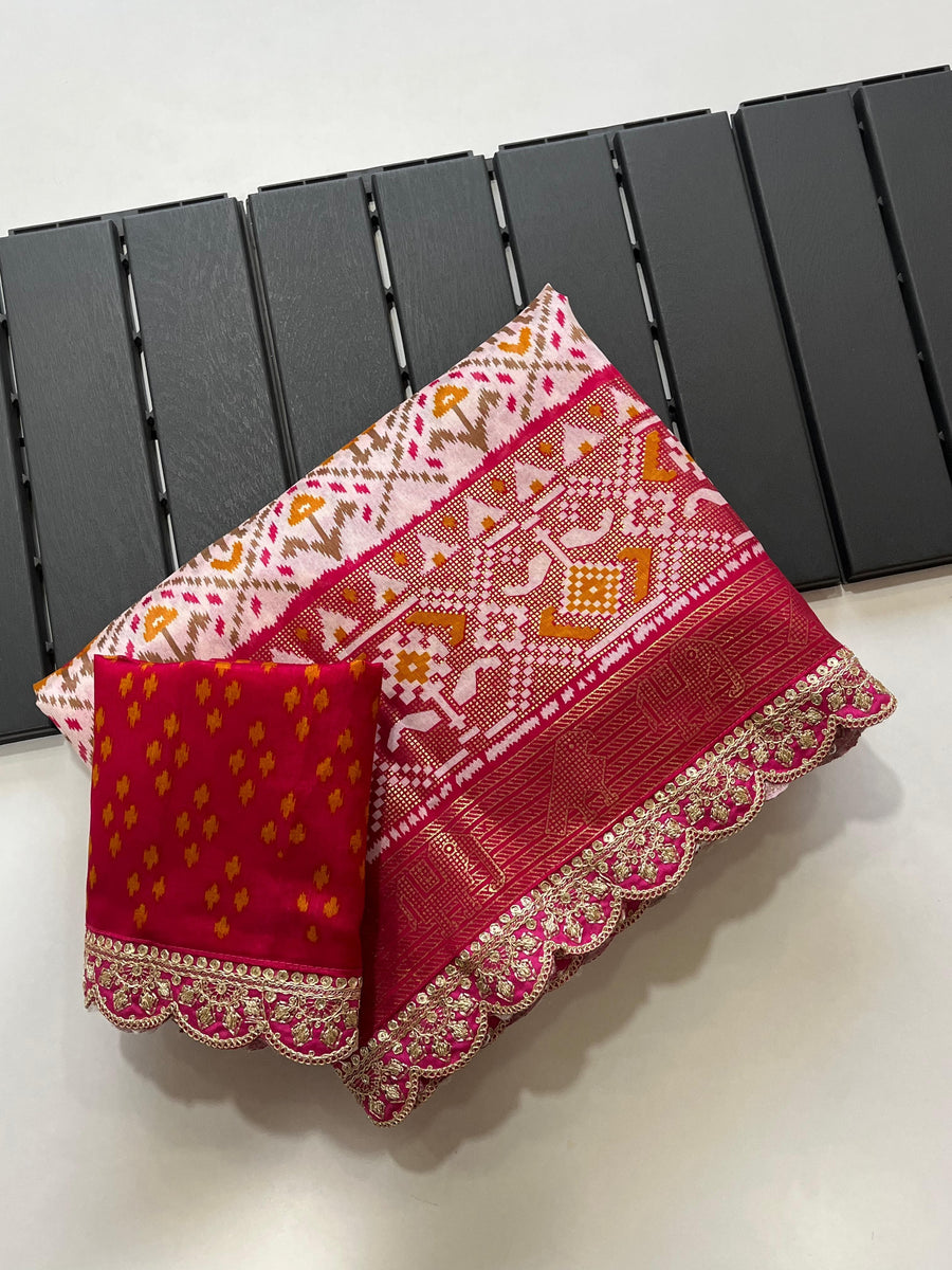 Thapa silk saree - Anvitha Collections