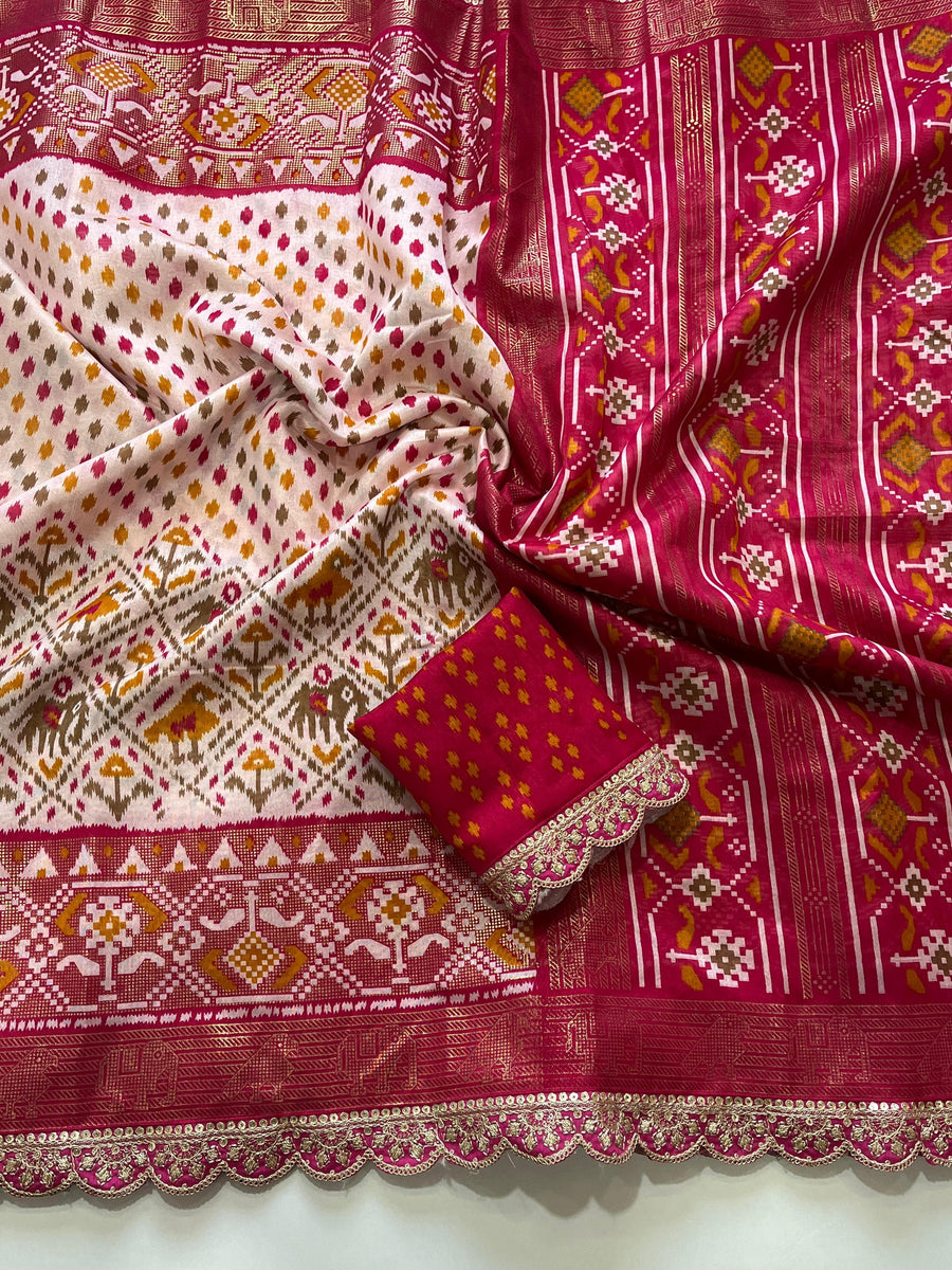 Thapa silk saree - Anvitha Collections