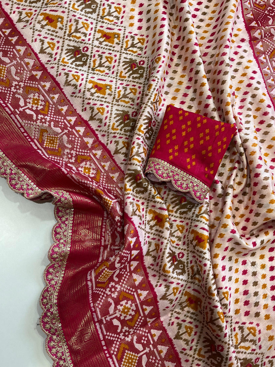 Thapa silk saree - Anvitha Collections