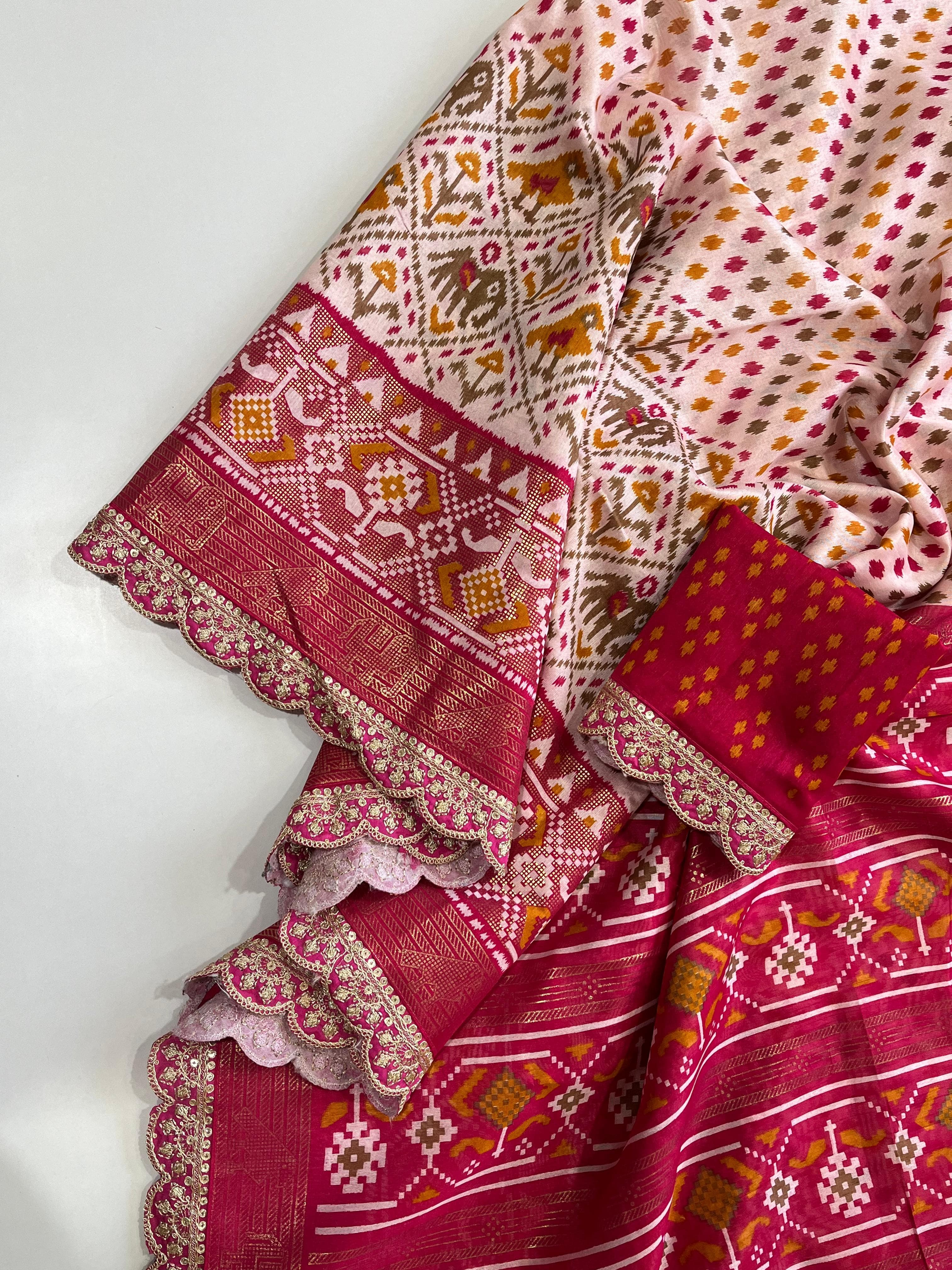 Thapa silk saree - Anvitha Collections