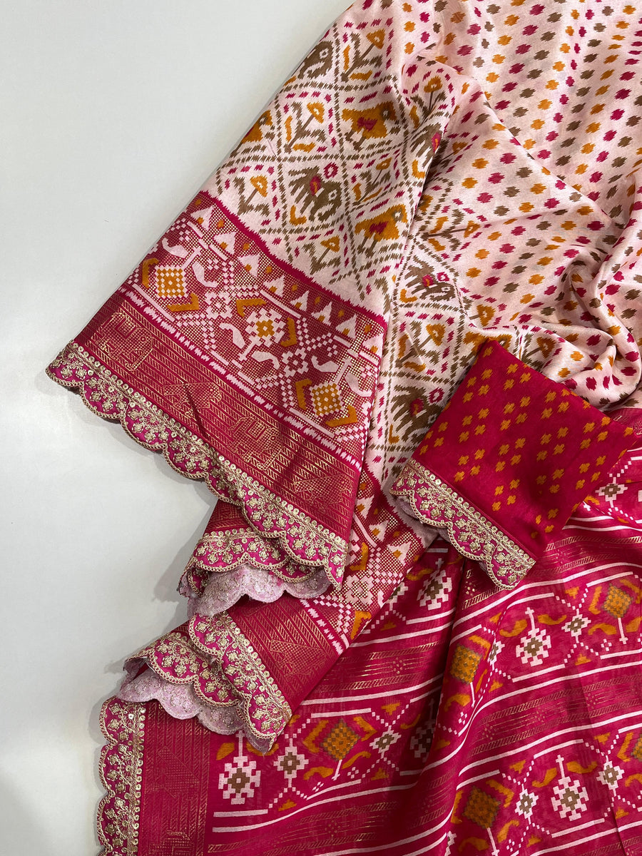 Thapa silk saree - Anvitha Collections