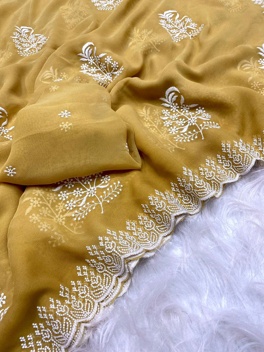 georgette saree - Anvitha Collections