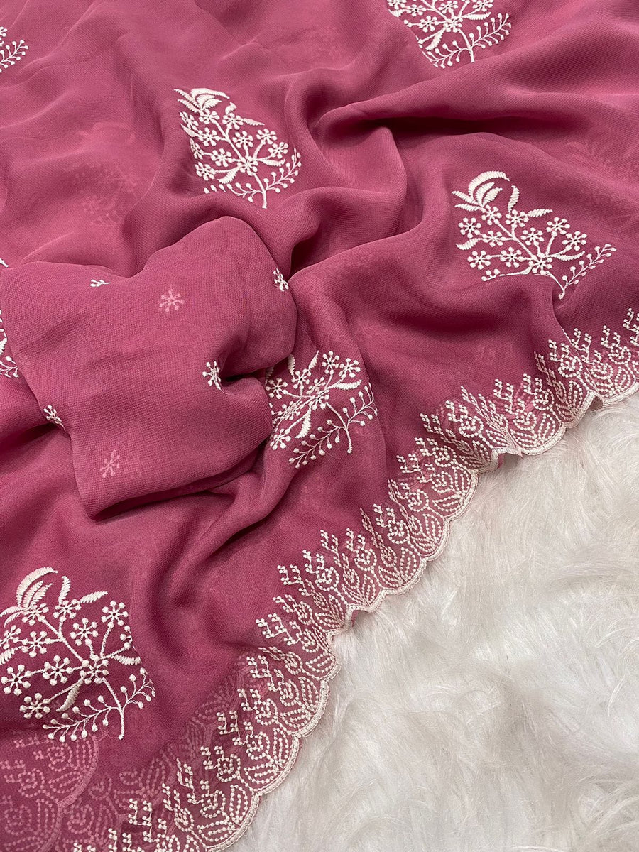 georgette saree - Anvitha Collections