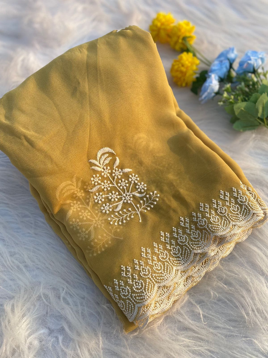 georgette saree - Anvitha Collections