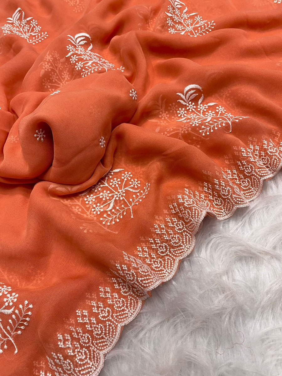 georgette saree - Anvitha Collections