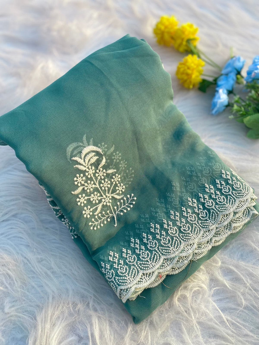 georgette saree - Anvitha Collections