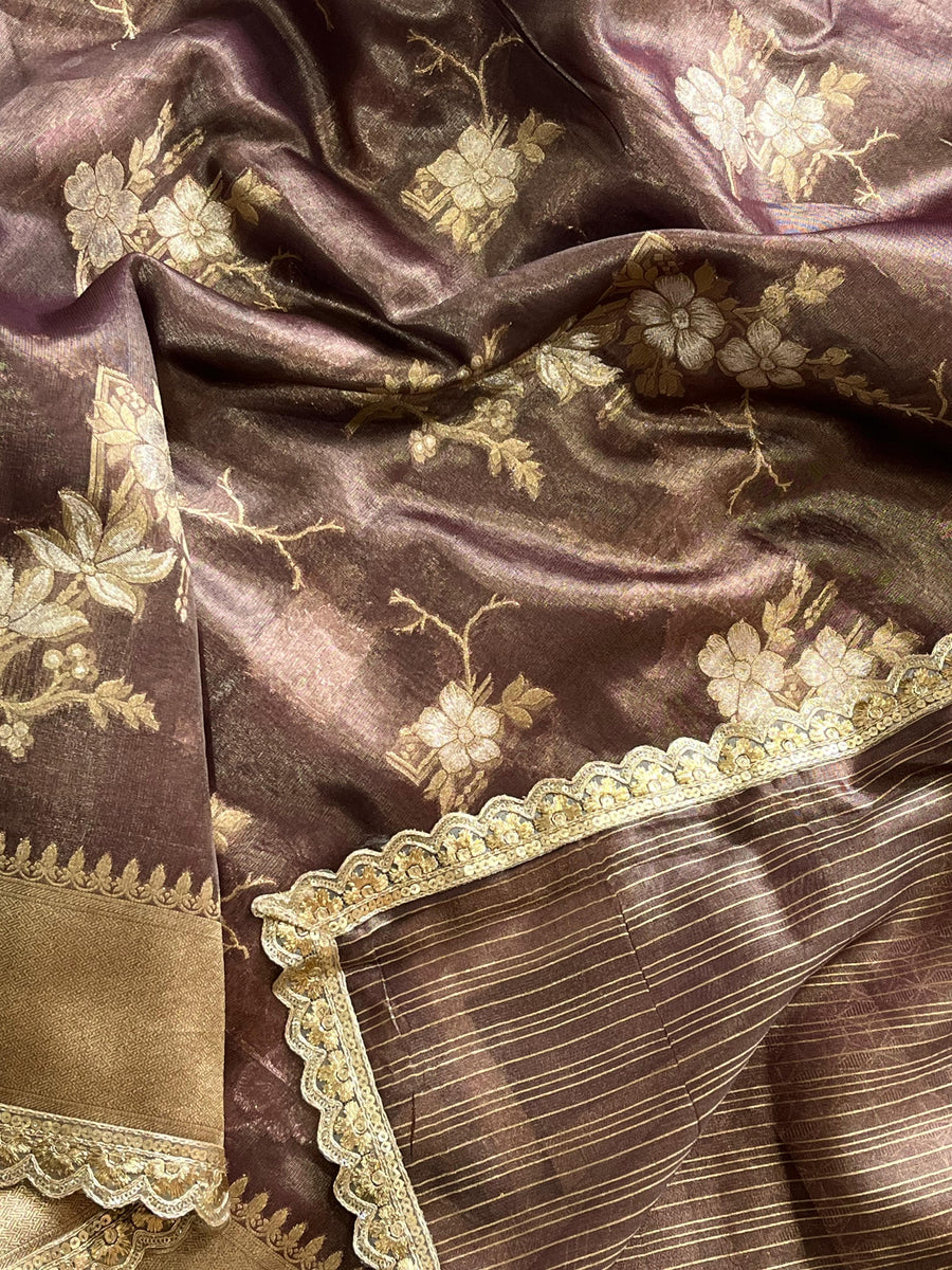 Banaras Glass Tissue - Anvitha Collections