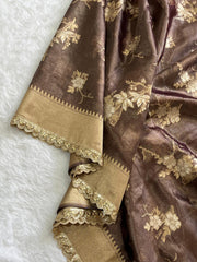 Banaras Glass Tissue - Anvitha Collections