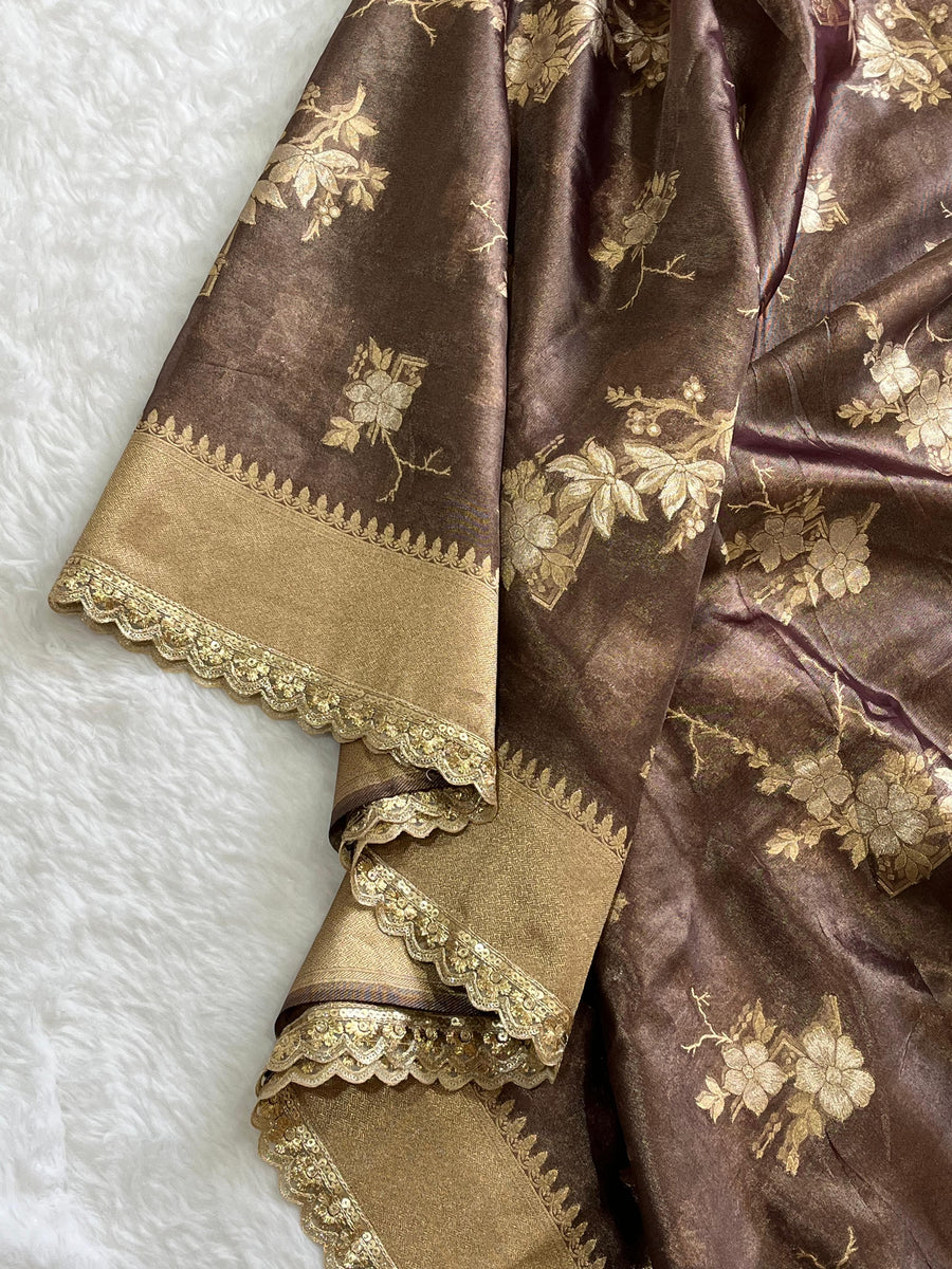 Banaras Glass Tissue - Anvitha Collections