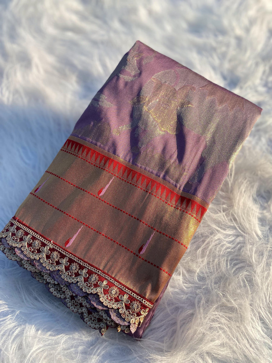 Muniya paithani border - Anvitha Collections