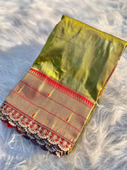 Muniya paithani border - Anvitha Collections