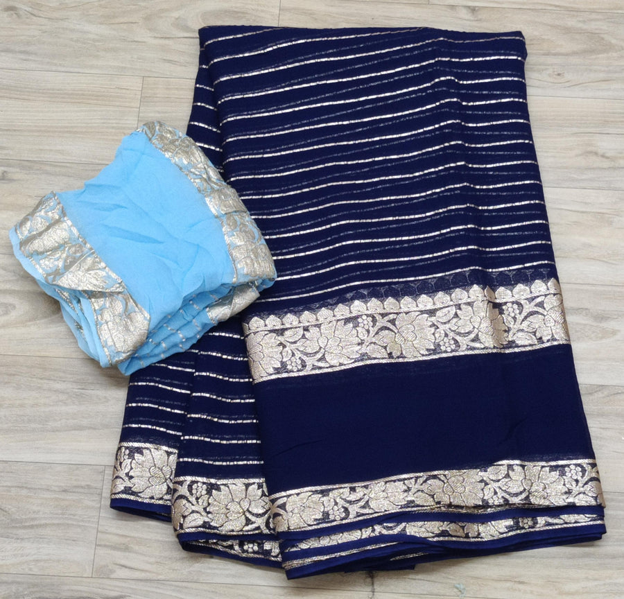 Pure Georgette sarees - Anvitha Collections