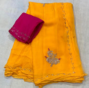 chiffon sarees - Anvitha Collections