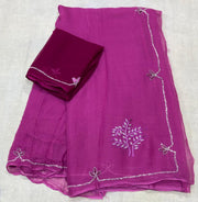 chiffon sarees - Anvitha Collections