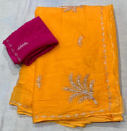 chiffon sarees - Anvitha Collections