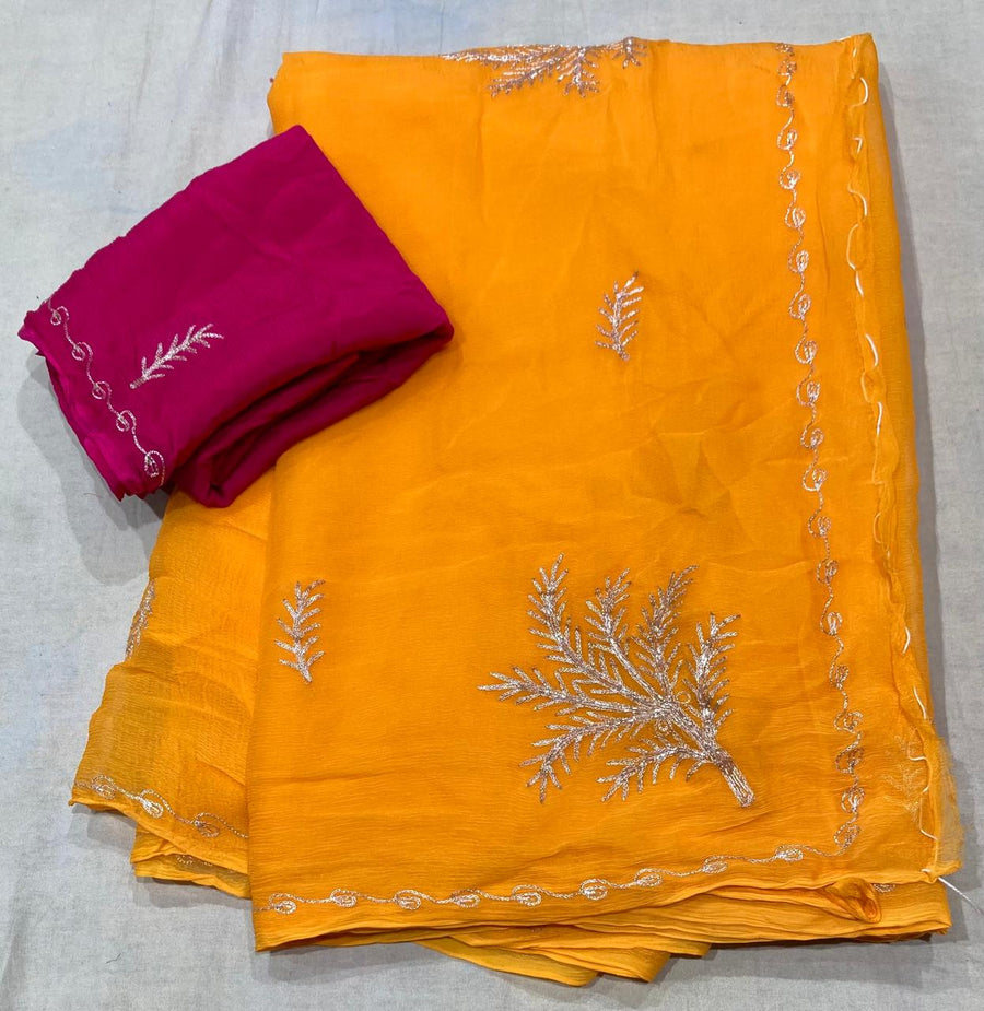 chiffon sarees - Anvitha Collections