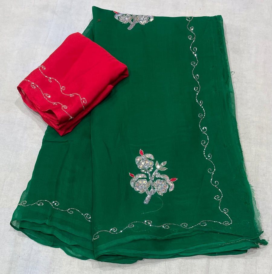 chiffon sarees