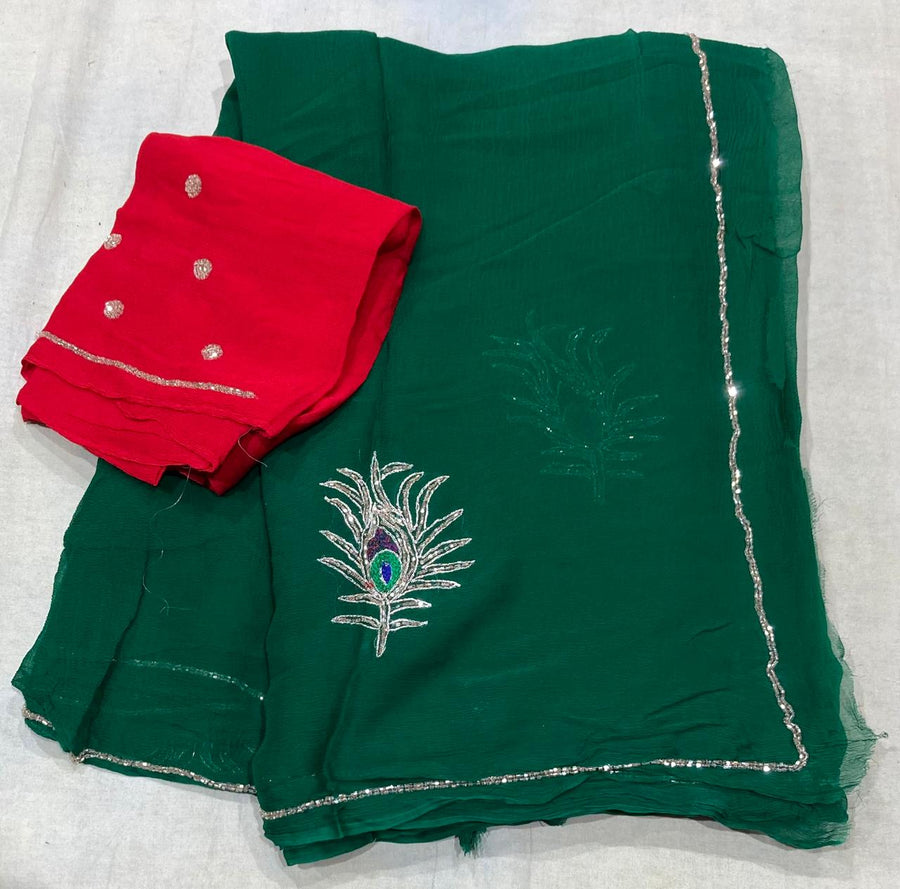 chiffon sarees