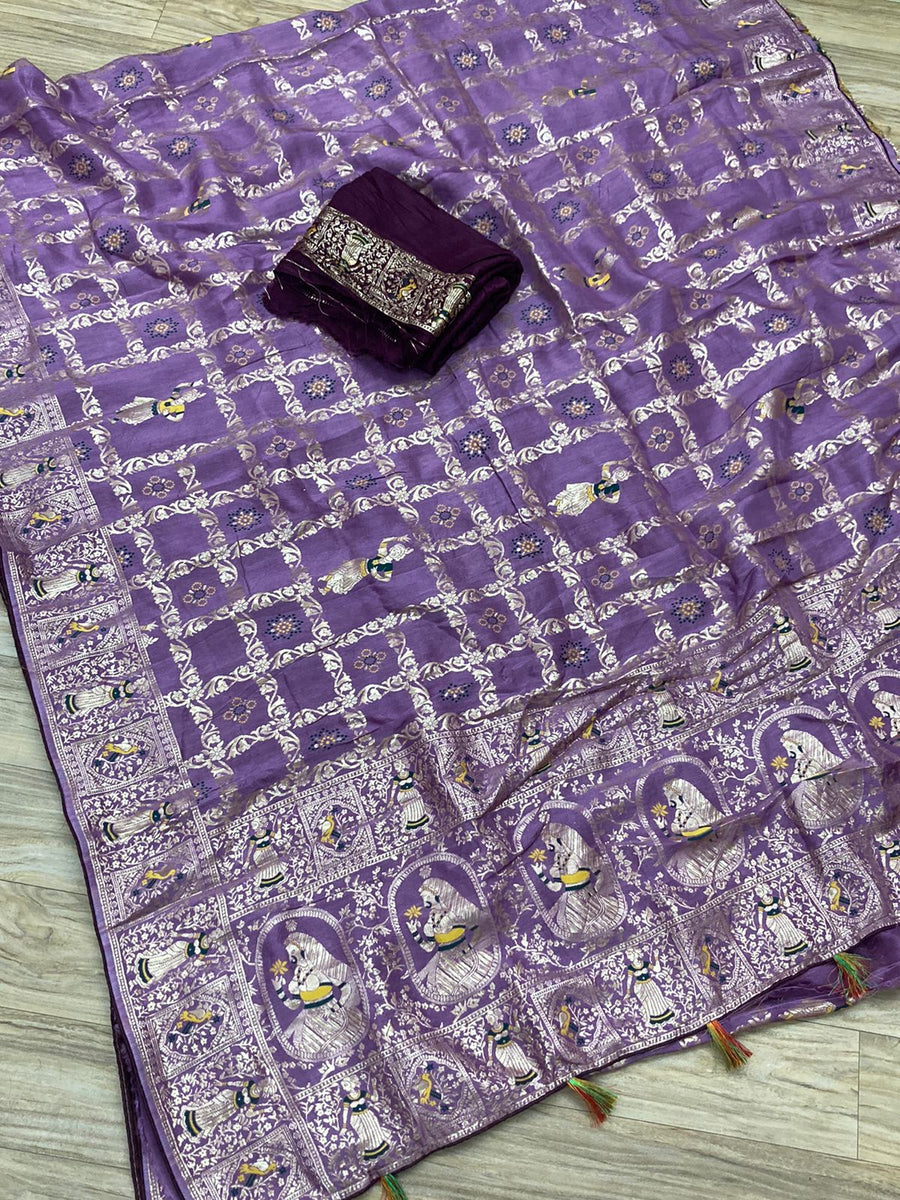 pure dola fabric - Anvitha Collections