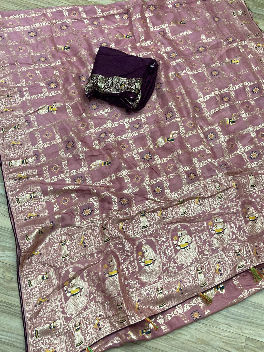 pure dola fabric - Anvitha Collections