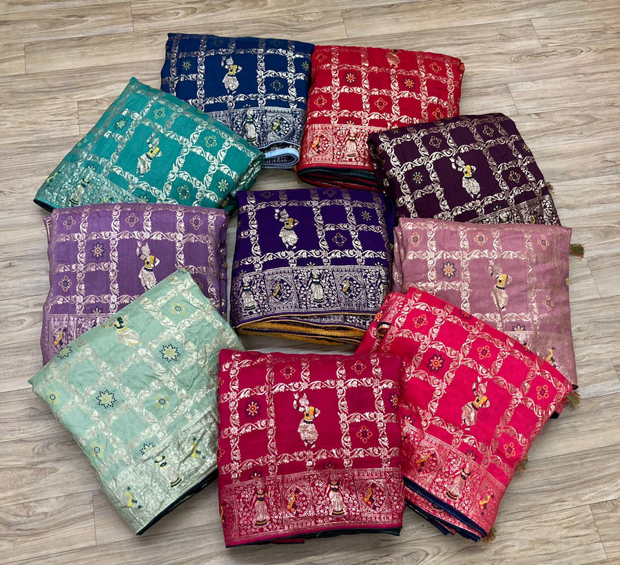 pure dola fabric - Anvitha Collections