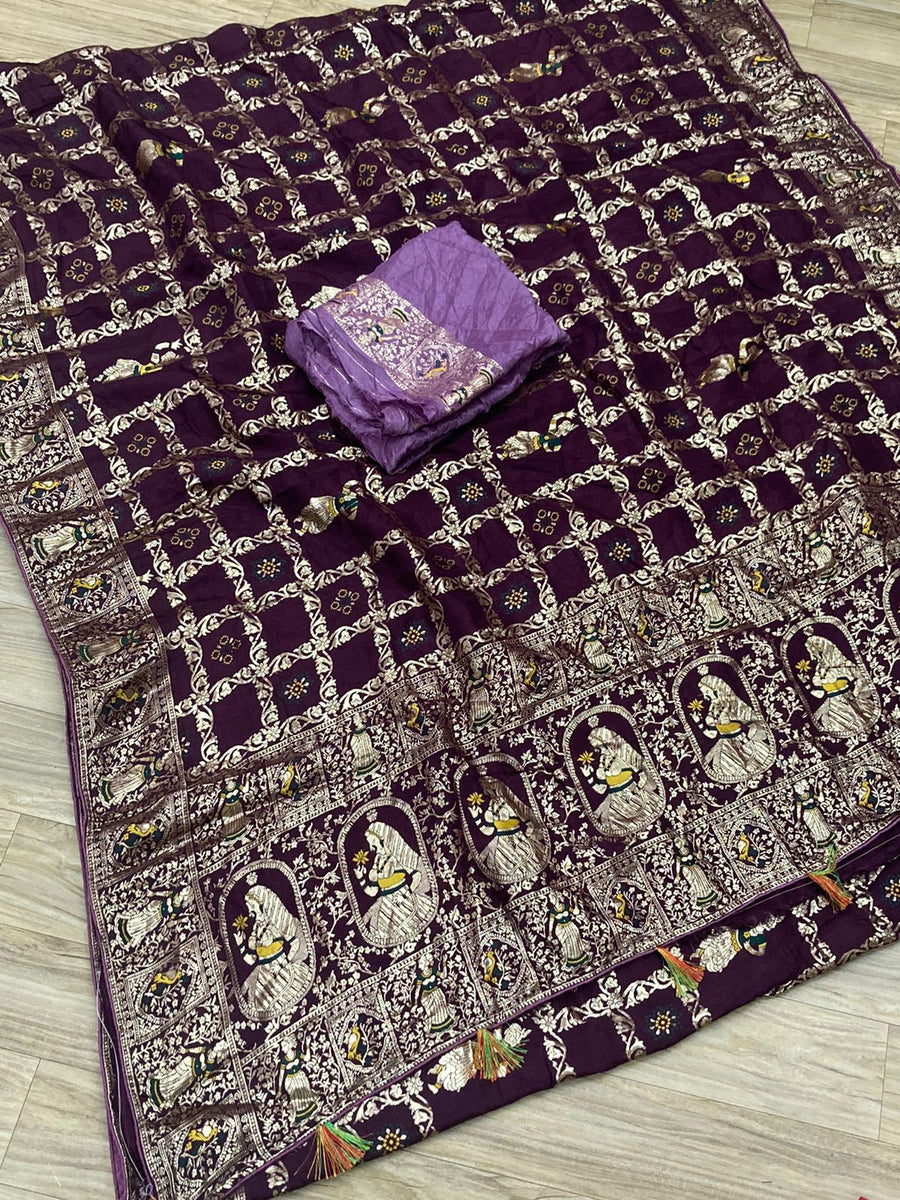 pure dola fabric - Anvitha Collections