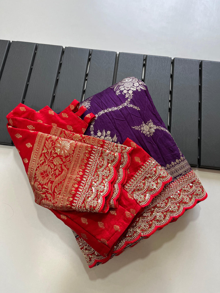 Pure Banarasi Pattu Saree - Anvitha Collections