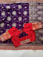 Pure Banarasi Pattu Saree - Anvitha Collections