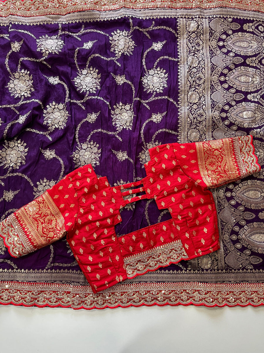Pure Banarasi Pattu Saree - Anvitha Collections