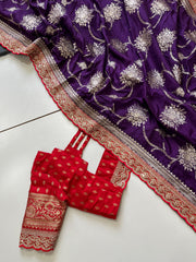 Pure Banarasi Pattu Saree - Anvitha Collections