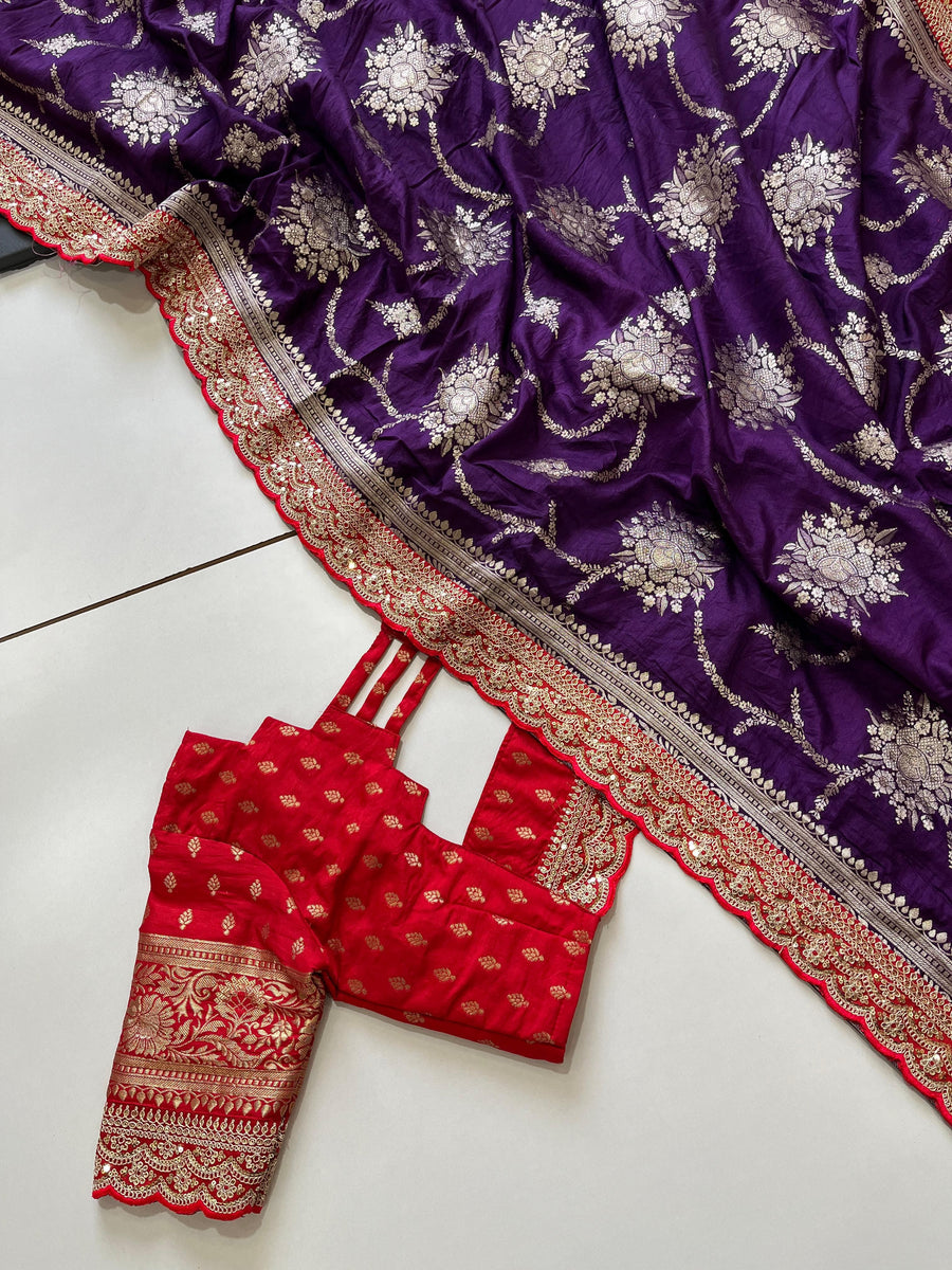 Pure Banarasi Pattu Saree - Anvitha Collections