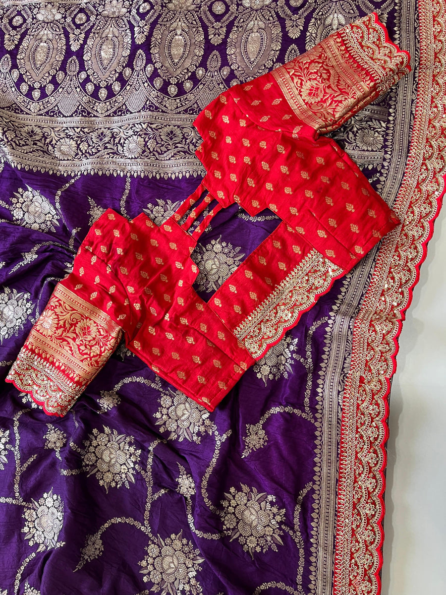 Pure Banarasi Pattu Saree - Anvitha Collections