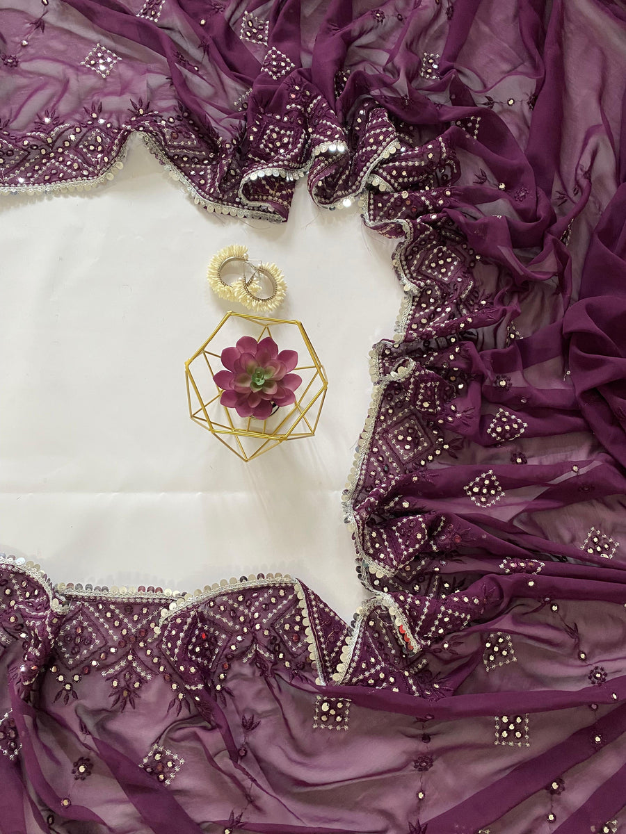 FOX Georgette Silk - Anvitha Collections