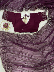FOX Georgette Silk - Anvitha Collections