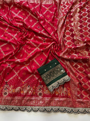 Bottle Green Banarasi Silk - Anvitha Collections