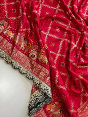 Bottle Green Banarasi Silk - Anvitha Collections
