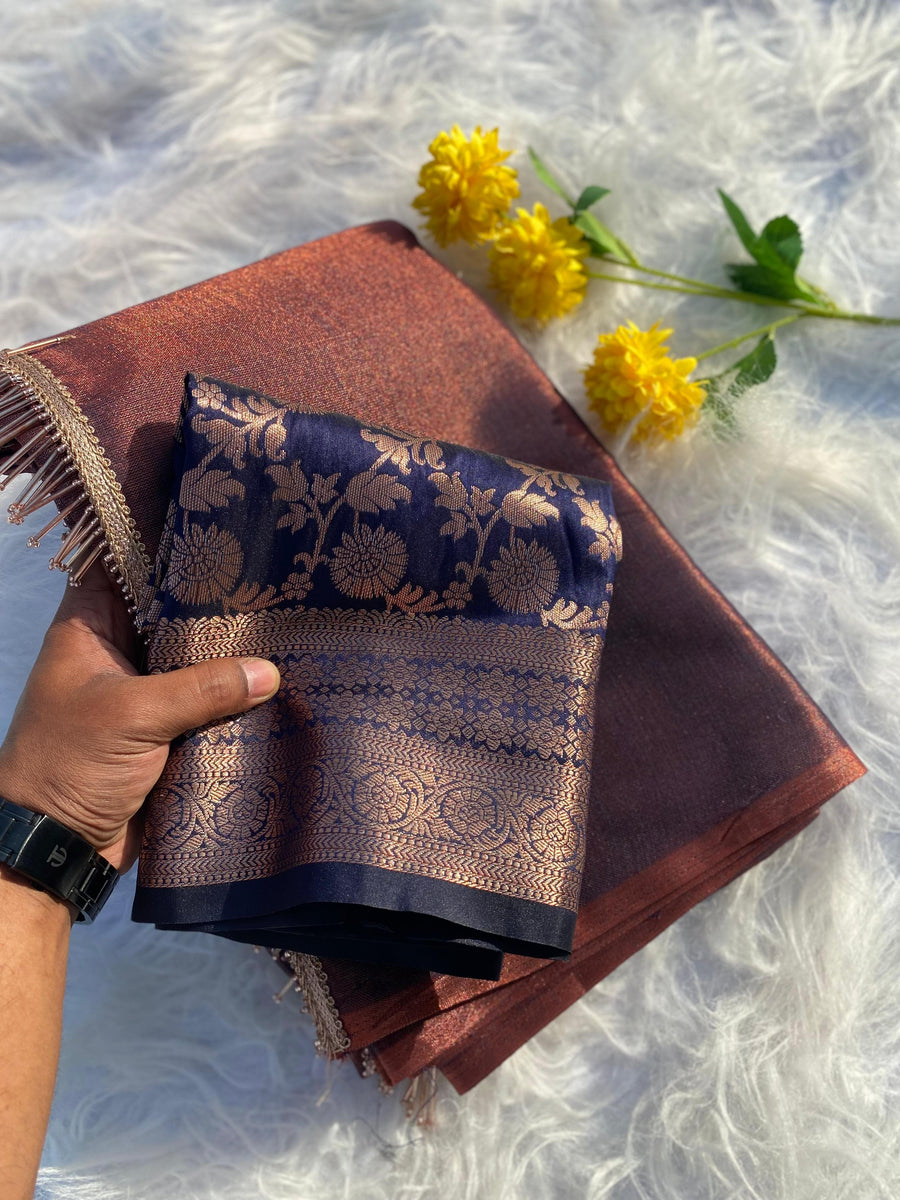 Zari Tissue sarees - Anvitha Collections